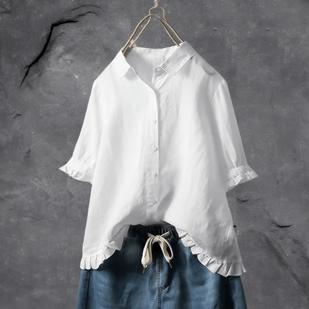 Camillia – The perfect spring blouse for effortless elegance!