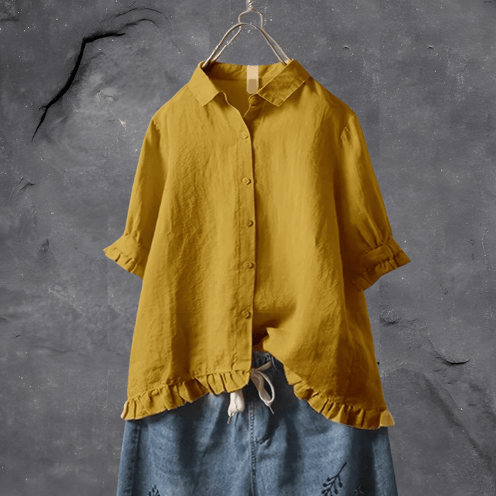 Camillia – The perfect spring blouse for effortless elegance!