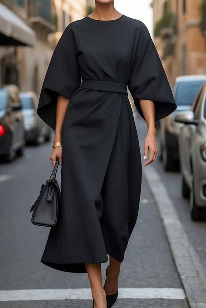 Louise – Elegant Dress with Lantern Sleeves