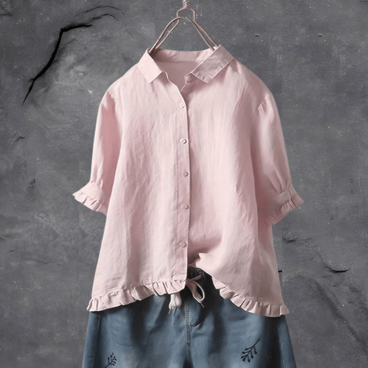 Camillia – The perfect spring blouse for effortless elegance!