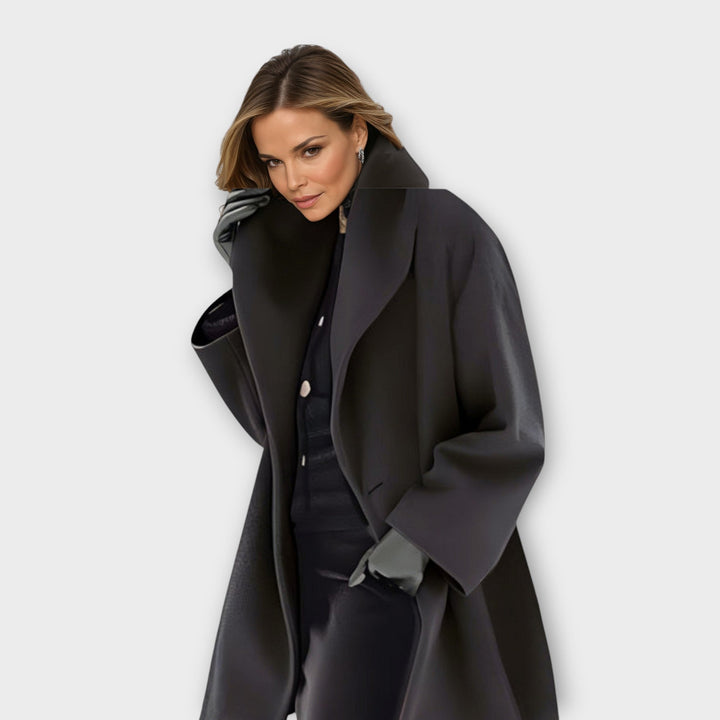Marit – Windproof Wool Coat with Timeless Elegance