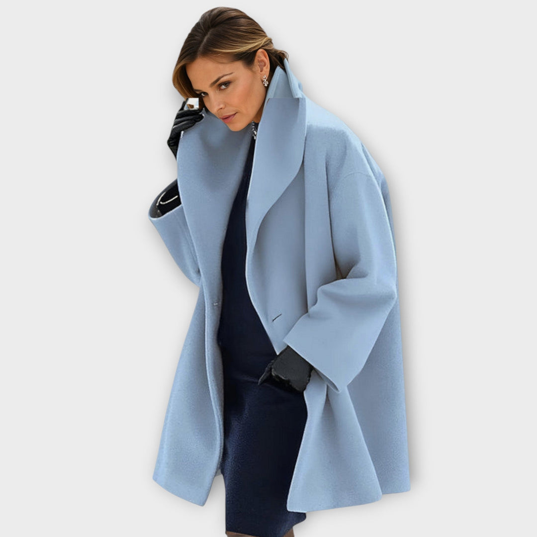 Marit – Windproof Wool Coat with Timeless Elegance