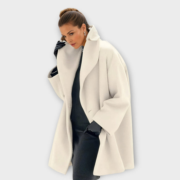 Marit – Windproof Wool Coat with Timeless Elegance