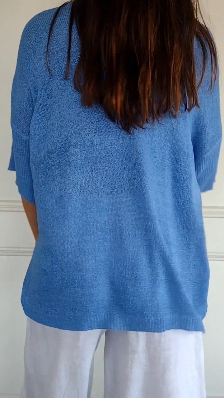 Astana – Timeless Knit Top with Feminine Charm
