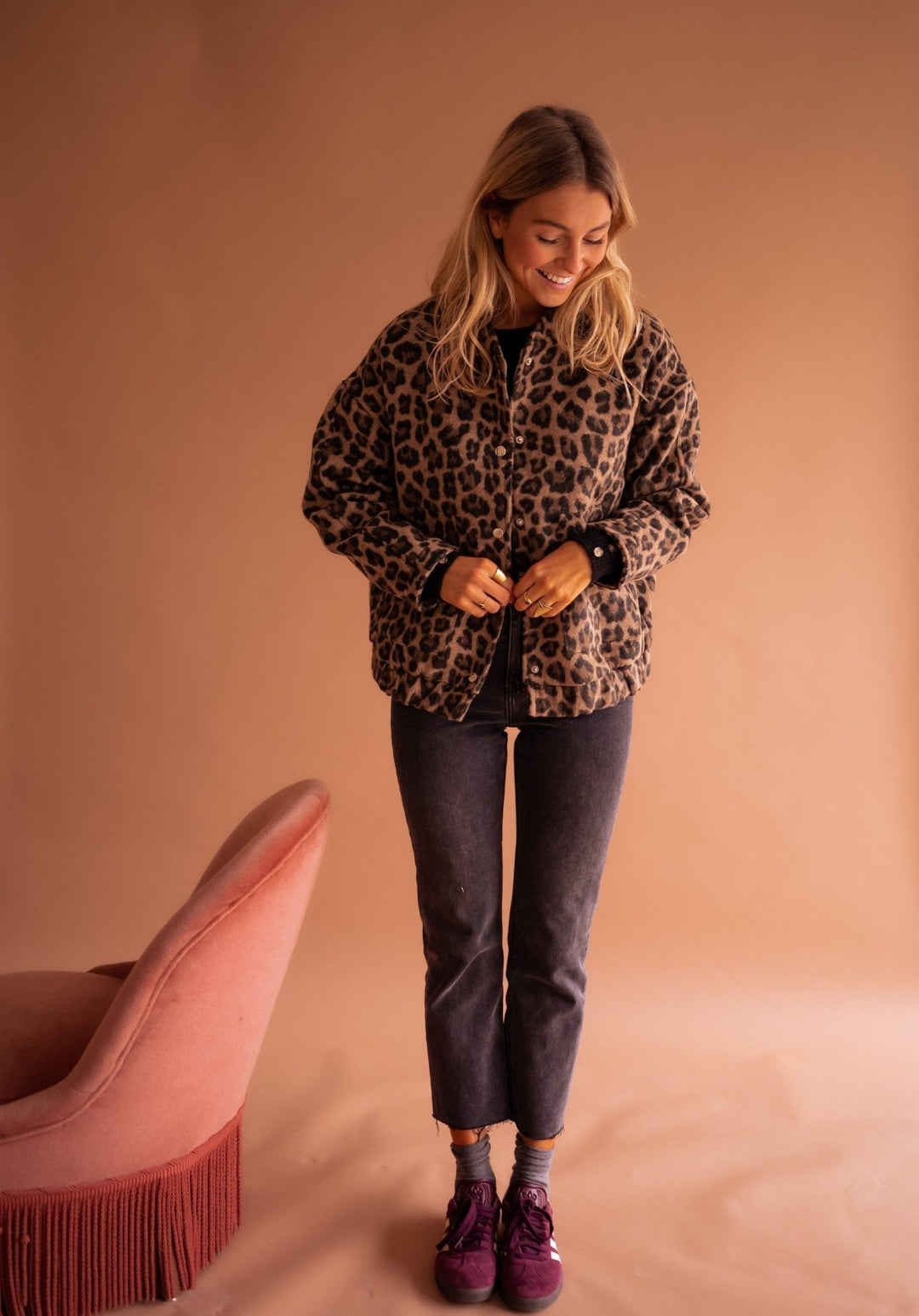 Elodie – The Leopard Bomber Jacket for Bold Looks with Comfort